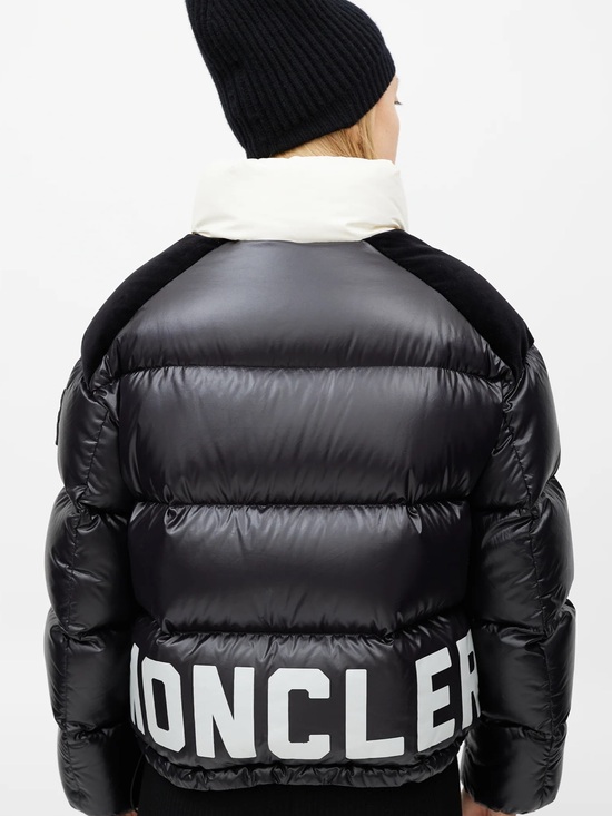 Moncler Jackets & Blazers - Moncler Black & cream Chouelle down jacket